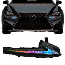 Load image into Gallery viewer, RGB Halo Kits Lexus RC Multicolor Flow Series DRL Boards (2015-2018)
