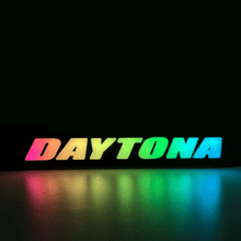 Load image into Gallery viewer, Dodge Daytona Multicolor Illuminated LED Emblem Logo - RGB Halo Kits Multicolor Flow Series Color Chasing RGBWA LED headlight kit Oracle Lighting Trendz OneUpLighting Morimoto theretrofitsource AutoLEDTech Diode Dynamics