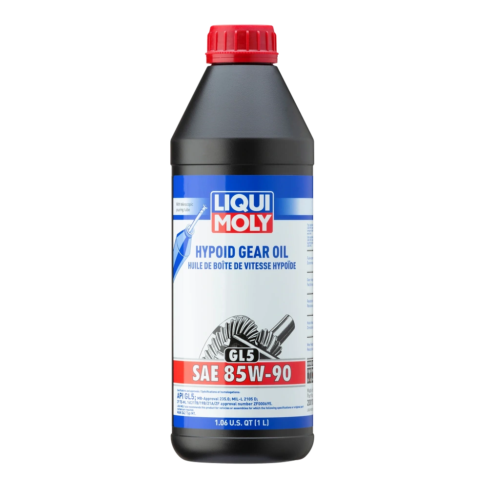 LIQUI MOLY Hypoid Gear Oil (GL5) SAE 85W-90 1L (Case of 6) - LIQUI MOLY LQM20010