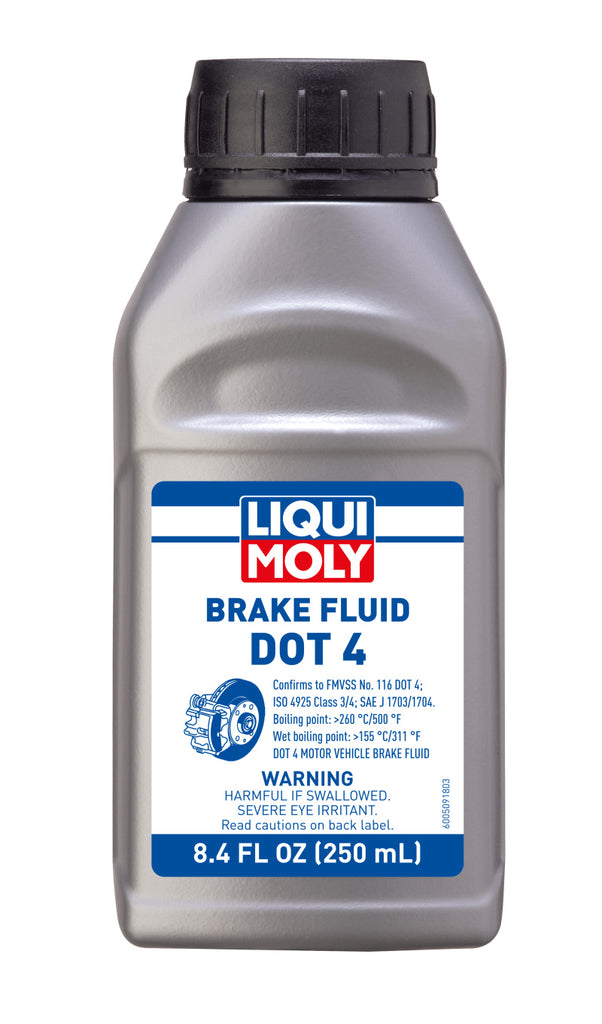 LIQUI MOLY Brake Fluid DOT 4 250ML (Case of 24) - LIQUI MOLY LQM20152