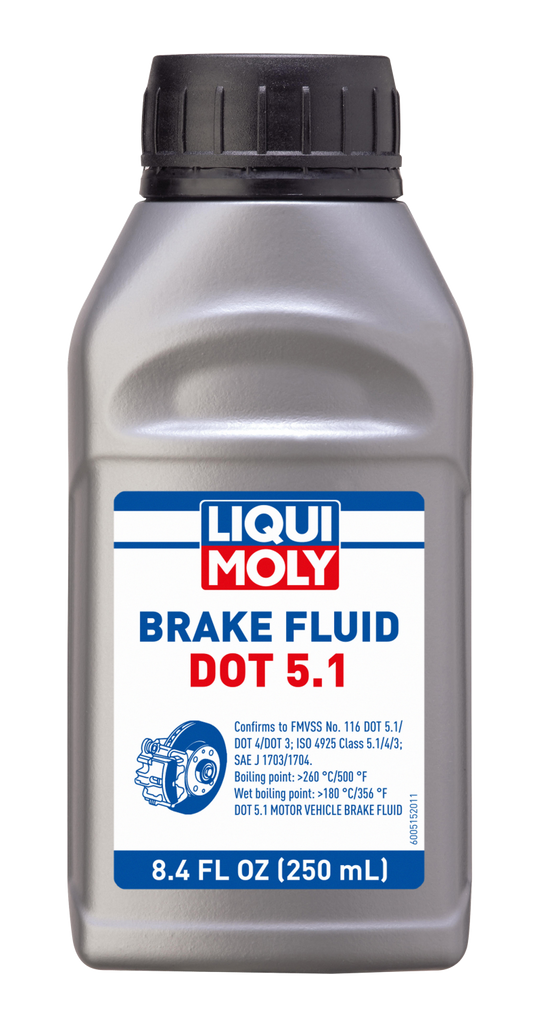 LIQUI MOLY Brake Fluid DOT 5.1 250ML (Case of 24) - LIQUI MOLY LQM20158