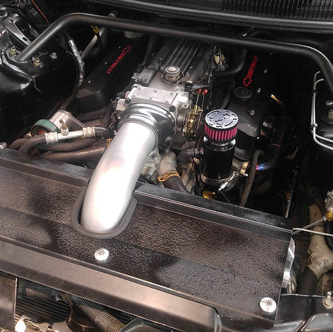 Billet can detail with -12AN inlets and super check valve