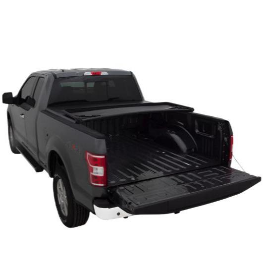 Lund 02-17 Dodge Ram 1500 (5.5ft. Bed) Genesis Tri-Fold Tonneau Cover - Black - Black Ops Auto Works