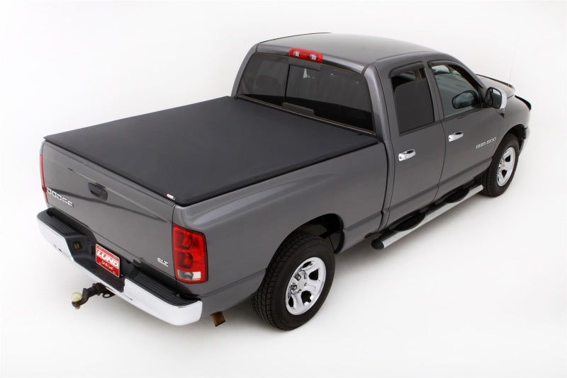 Lund 02-17 Dodge Ram 1500 (6.5ft. Bed Excl. Rambox) Genesis Elite Tri-Fold Tonneau Cover - Black - Black Ops Auto Works