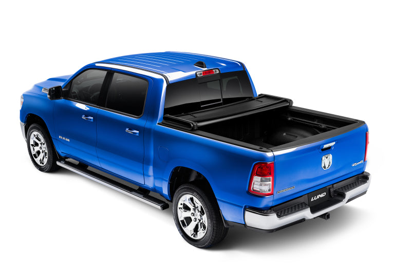 Lund 02-17 Dodge Ram 1500 (6.5ft. Bed Excl. Rambox) Genesis Elite Tri-Fold Tonneau Cover - Black - Black Ops Auto Works