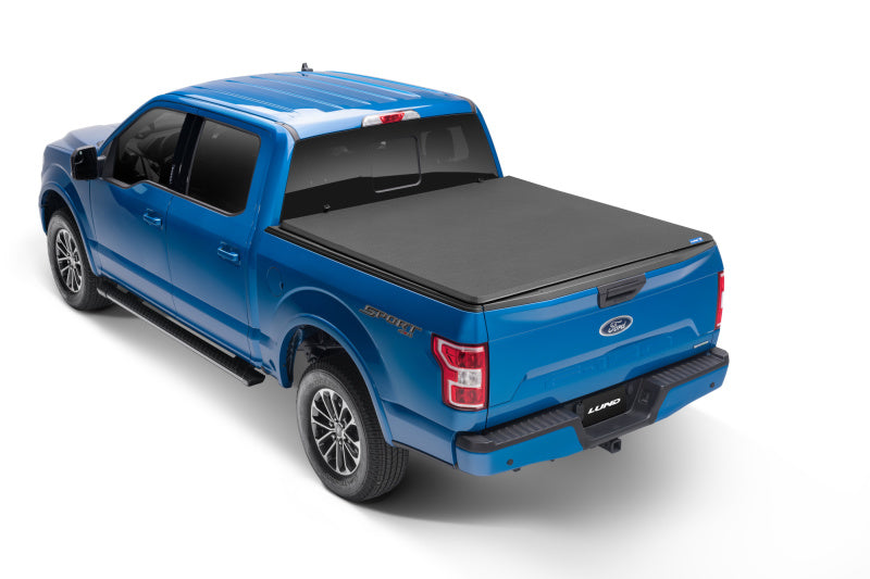 Lund 04-14 Ford F-150 (6.5ft. Bed) Genesis Elite Tri-Fold Tonneau Cover - Black - Black Ops Auto Works