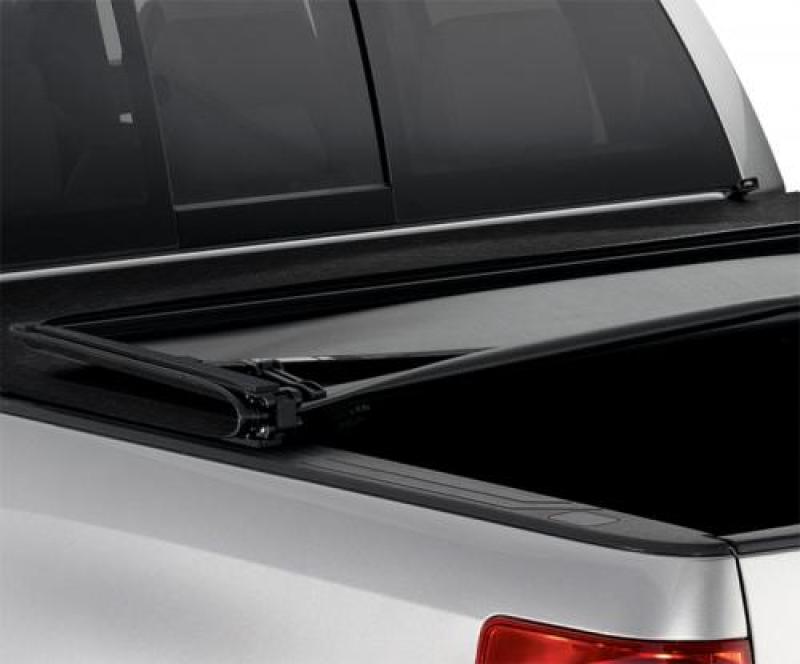 Lund 07-13 Chevy Silverado 1500 (6.5ft. Bed) Genesis Elite Tri-Fold Tonneau Cover - Black - Black Ops Auto Works