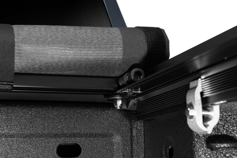 Lund 07-17 Chevy Silverado 1500 (5.5ft. Bed) Genesis Elite Roll Up Tonneau Cover - Black - Black Ops Auto Works
