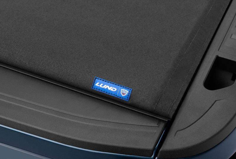 Lund 07-17 Chevy Silverado 1500 (5.5ft. Bed) Genesis Elite Roll Up Tonneau Cover - Black - Black Ops Auto Works