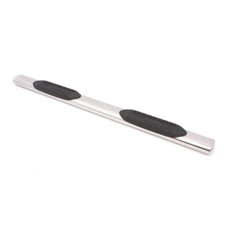 Lund 07-17 Chevy Silverado 1500 Ext. Cab 6in. Oval Straight SS Nerf Bars - Polished - Black Ops Auto Works