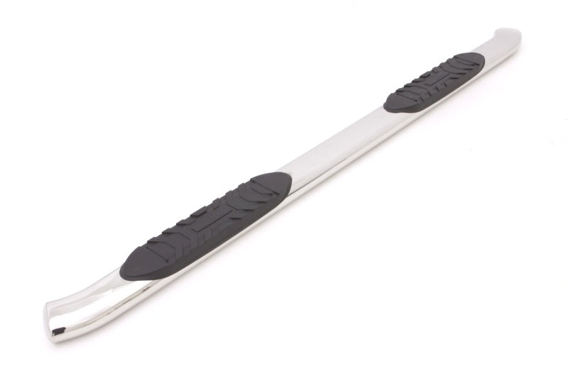 Lund 07-17 Toyota Tundra Access Cab 5in. Curved Oval SS Nerf Bars - Polished - Black Ops Auto Works