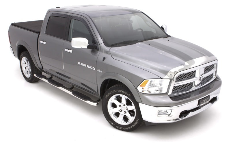 Lund 09-17 Dodge Ram 1500 Crew Cab (5.5ft. Bed) 5in. Oval WTW SS Nerf Bars - Polished - Black Ops Auto Works