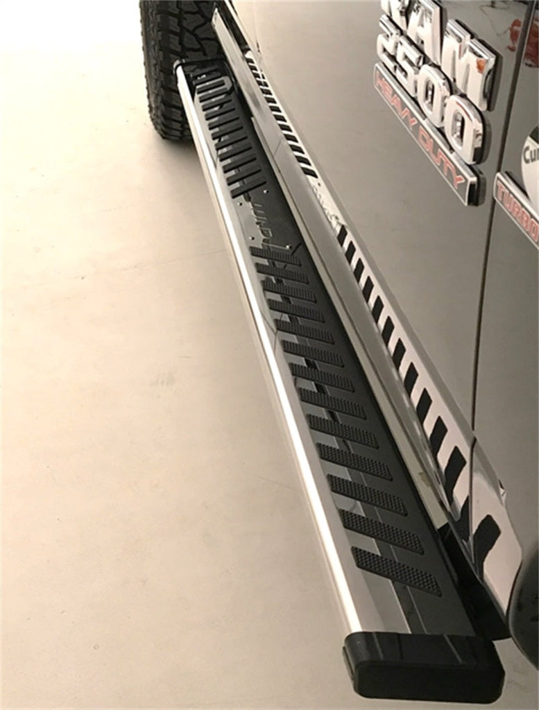Lund 09-17 Dodge Ram 1500 Crew Cab Summit Ridge 2.0 Running Boards - Stainless - Black Ops Auto Works