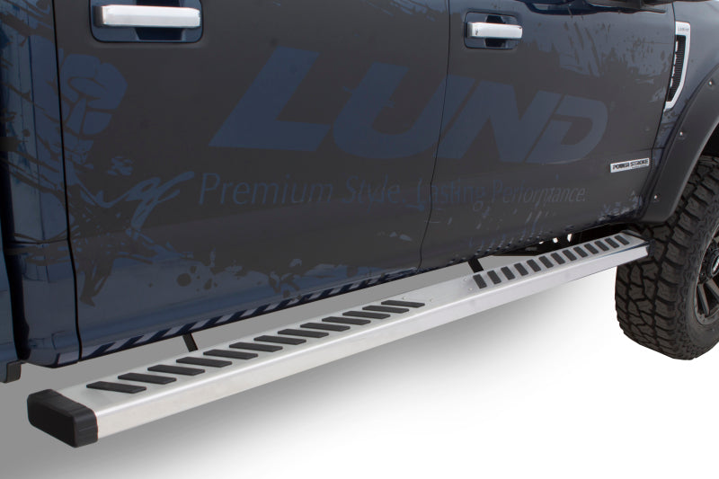 Lund 09-17 Dodge Ram 1500 Crew Cab Summit Ridge 2.0 Running Boards - Stainless - Black Ops Auto Works