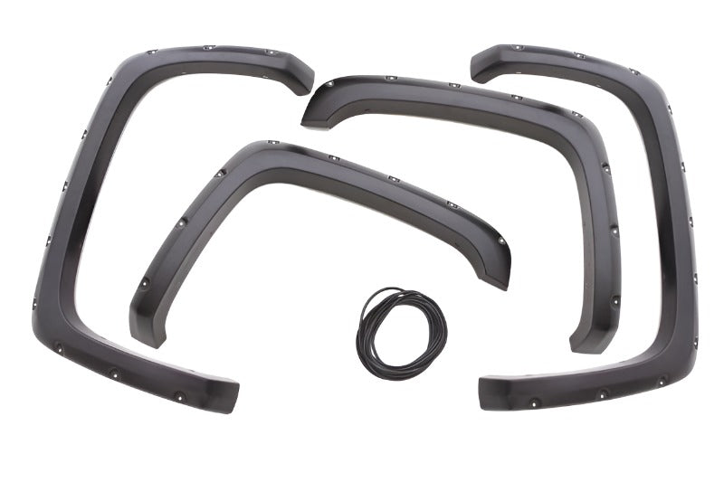 Lund 09-17 Dodge Ram 1500 RX-Rivet Style Textured Elite Series Fender Flares - Black (4 Pc.) - Black Ops Auto Works