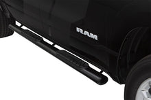 Load image into Gallery viewer, Lund 10-17 Dodge Ram 2500 Crew Cab 4in. Oval Straight Steel Nerf Bars - Black - Black Ops Auto Works