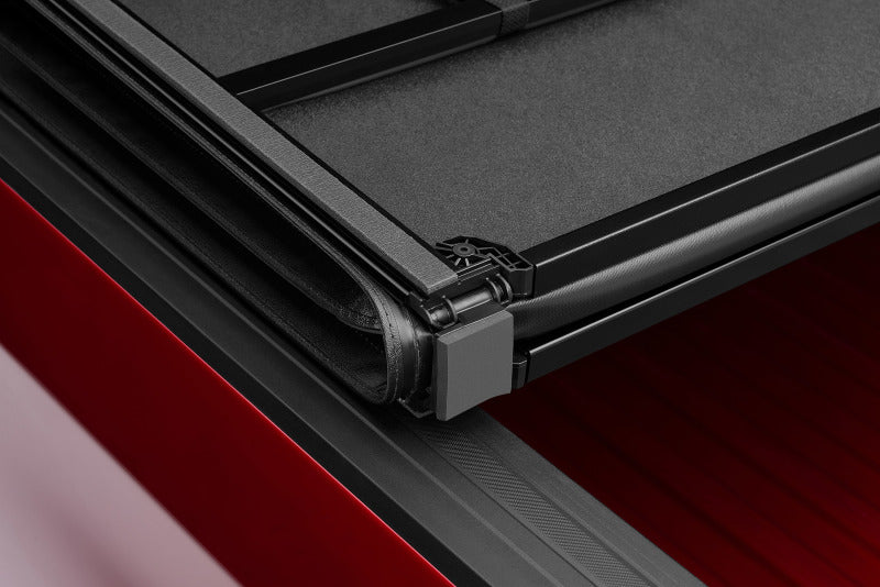 Lund 15-17 Chevy Colorado Fleetside (5ft. Bed) Hard Fold Tonneau Cover - Black - Black Ops Auto Works