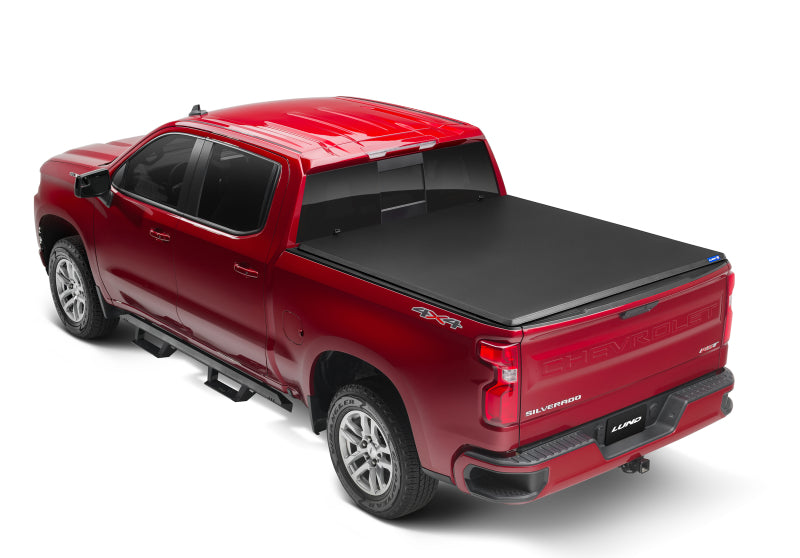 Lund 15-17 Chevy Colorado Fleetside (6ft. Bed) Hard Fold Tonneau Cover - Black - Black Ops Auto Works