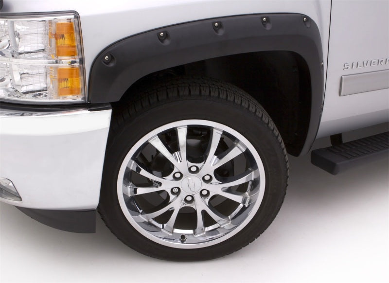 Lund 15-17 Ford F-150 RX-Rivet Style Textured Elite Series Fender Flares - Black (4 Pc.) - Black Ops Auto Works