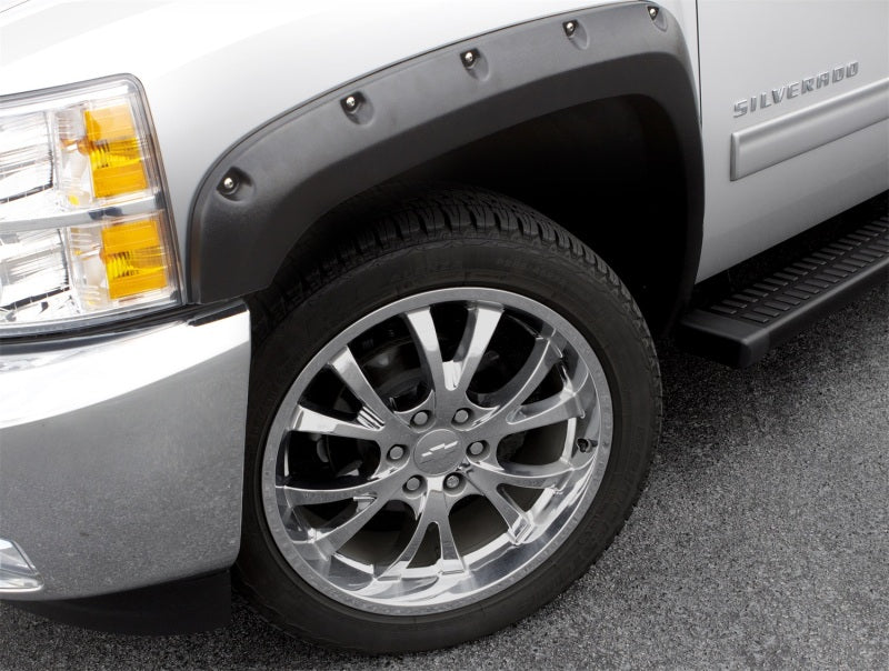 Lund 15-17 Ford F-150 RX-Rivet Style Textured Elite Series Fender Flares - Black (4 Pc.) - Black Ops Auto Works