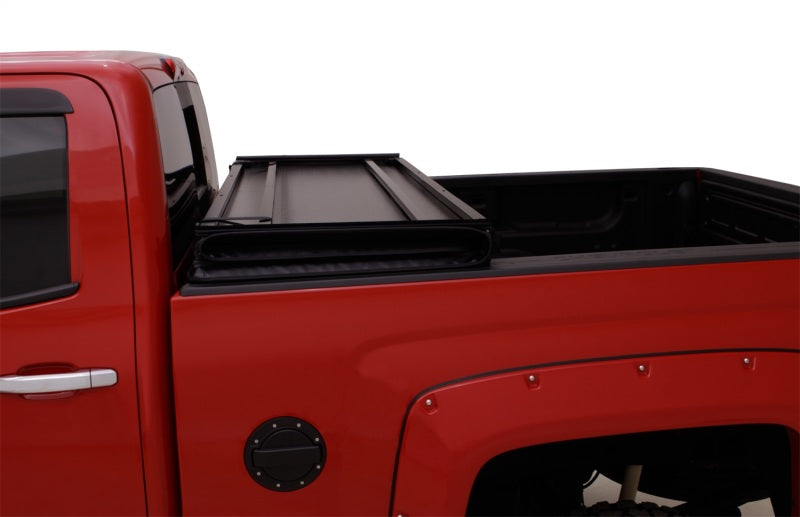 Lund 15-18 Ford F-150 Styleside (5.5ft. Bed) Hard Fold Tonneau Cover - Black - Black Ops Auto Works