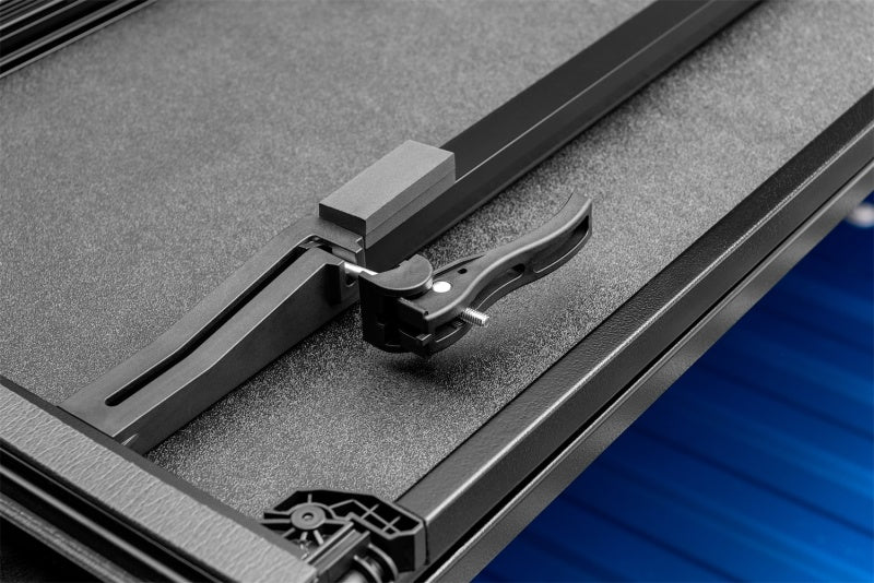 Lund 15-18 Ford F-150 Styleside (5.5ft. Bed) Hard Fold Tonneau Cover - Black - Black Ops Auto Works