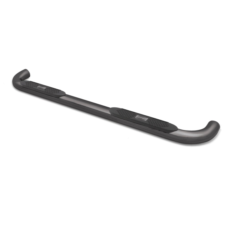 Lund 15-18 Ford F-150 SuperCrew 4in. Oval Curved Steel Nerf Bars - Black - Black Ops Auto Works