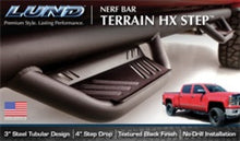 Load image into Gallery viewer, Lund 15-18 Ford F-150 SuperCrew Terrain HX Step Nerf Bars - Black - Black Ops Auto Works