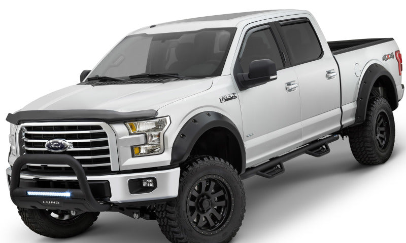 Lund 15-18 Ford F-150 SuperCrew Terrain HX Step Nerf Bars - Black - Black Ops Auto Works