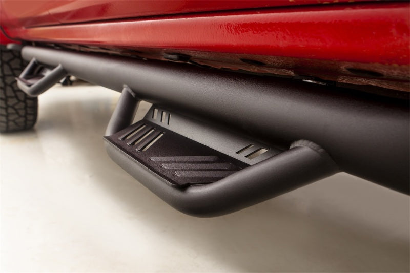 Lund 16-17 Nissan Titan XD Crew Cab Terrain HX Step Nerf Bars - Black - Black Ops Auto Works