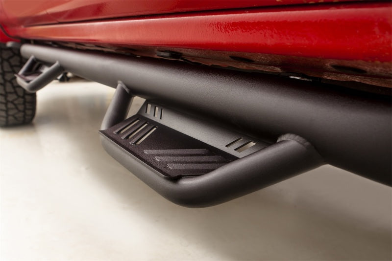 Lund 16-17 Nissan Titan XD Crew Cab Terrain HX Step Nerf Bars - Black - Black Ops Auto Works