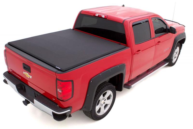 Lund 16-23 Toyota Tacoma (5ft. Bed) Genesis Elite Tri-Fold Tonneau Cover - Black - Black Ops Auto Works