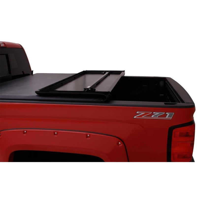 Lund 16-23 Toyota Tacoma (5ft. Bed) Hard Fold Tonneau Cover - Black - Black Ops Auto Works