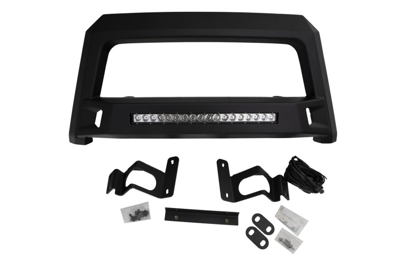 Lund 2017-2019 Ford F-250 Super Duty Revolution Bull Bar - Black - Black Ops Auto Works
