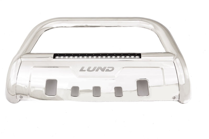 Lund 2017 Ford F-250 Super Duty Bull Bar w/Light & Wiring - Polished - Black Ops Auto Works