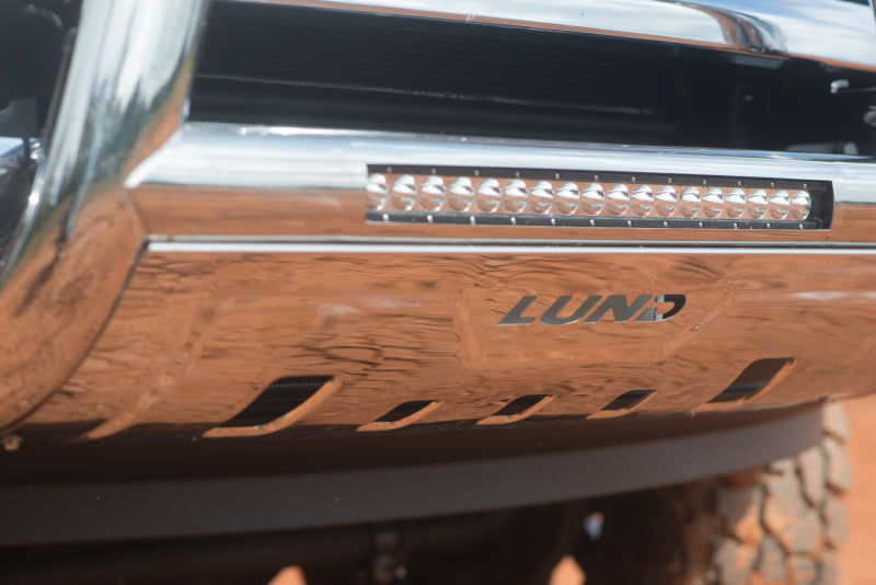Lund 2017 Ford F-250 Super Duty Bull Bar w/Light & Wiring - Polished - Black Ops Auto Works