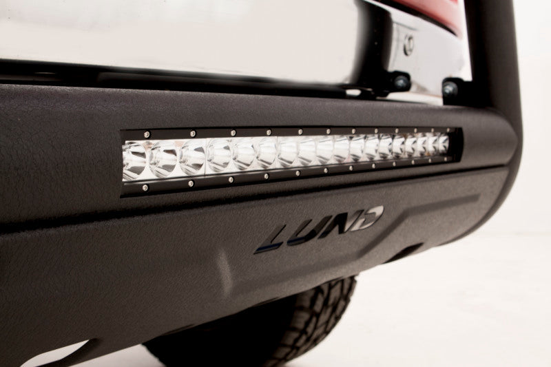 Lund 2019 Chevrolet Silverado 1500 Bull Bar w/ Light & Wiring-Blk - Black - Black Ops Auto Works