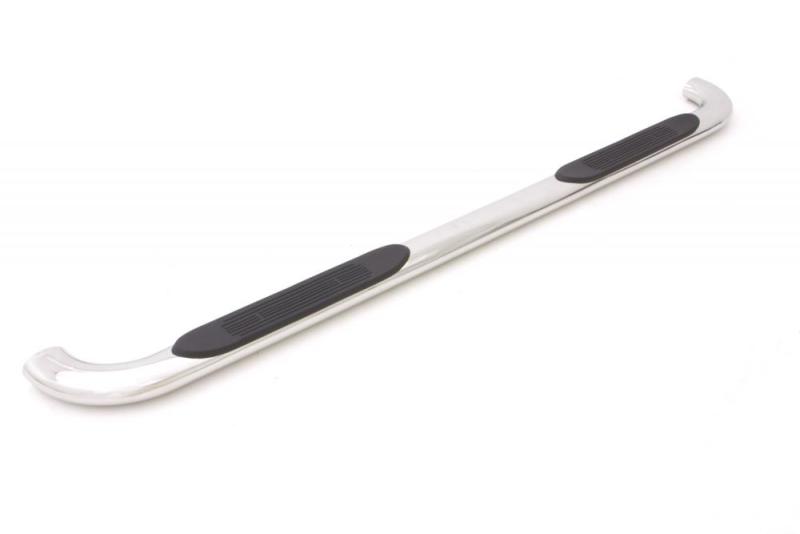 Lund 2019 Chevy Silverado 1500 Crew Cab 4in. Oval Curved Steel Nerf Bars - Black - Black Ops Auto Works
