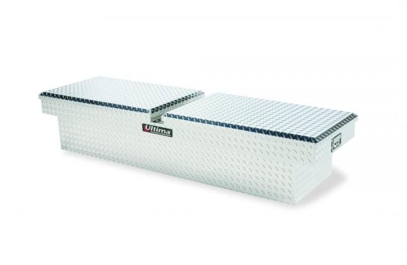 Lund 82-05 Chevy S10 (Long Bed) Ultima Dual Lid Gull Wing Crossover Tool Box - Brite - Black Ops Auto Works