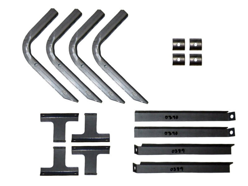 Lund 98-10 Ford Ranger Std. Cab EZ Running Board Mounting Bracket Kit - Brite - Black Ops Auto Works