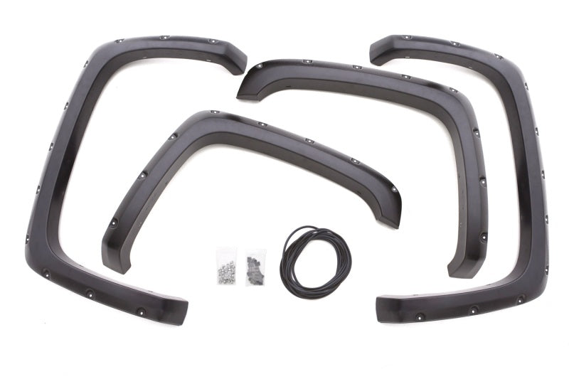 Lund 99-07 Chevy Silverado 1500 RX-Rivet Style Textured Elite Series Fender Flares - Black (4 Pc.) - Black Ops Auto Works