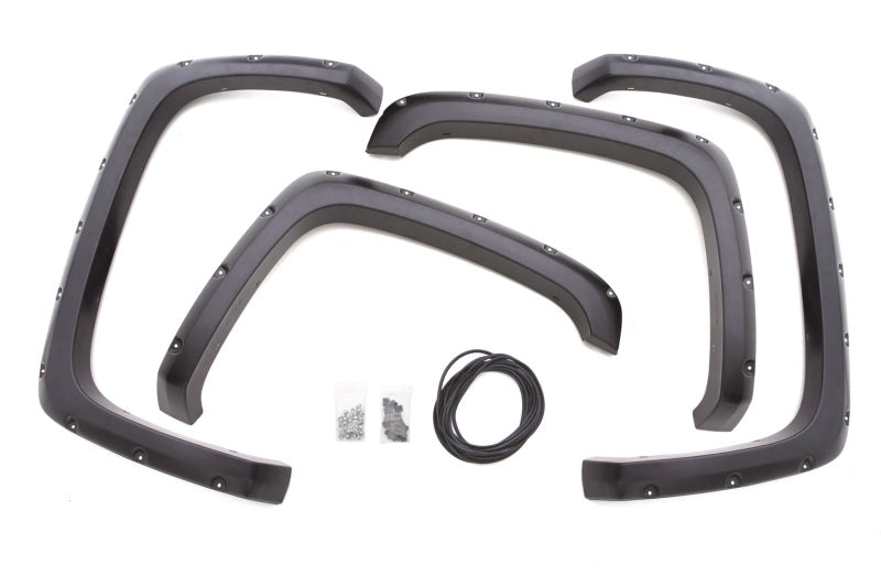 Lund 99-07 Chevy Silverado 1500 RX-Rivet Style Textured Elite Series Fender Flares - Black (4 Pc.) - Black Ops Auto Works