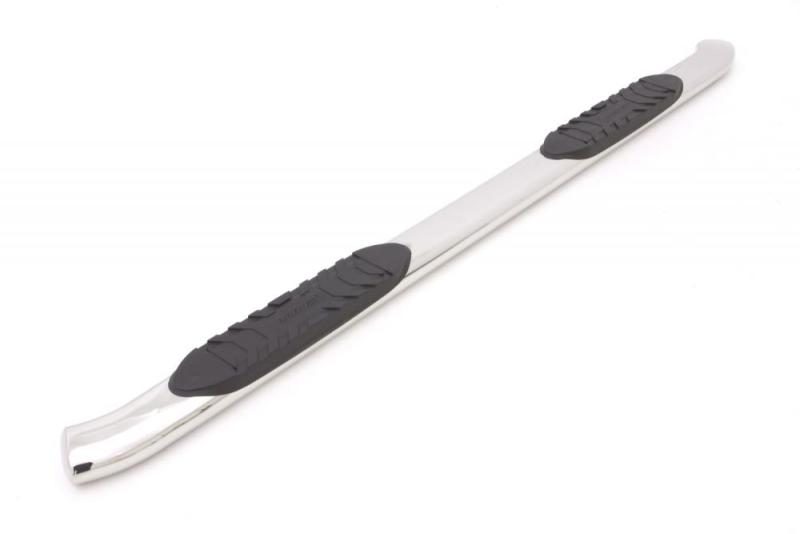 Lund 99-13 Chevy Silverado 1500 Ext. Cab 5in. Curved Oval SS Nerf Bars - Polished - Black Ops Auto Works