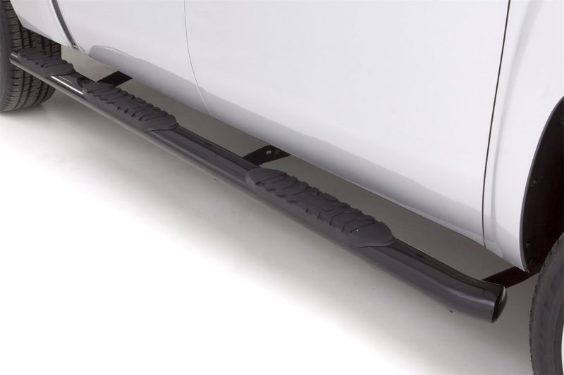 Lund 99-13 Chevy Silverado 1500 Ext. Cab (6.5ft. Bed) 5in. Oval WTW Steel Nerf Bars - Black - Black Ops Auto Works