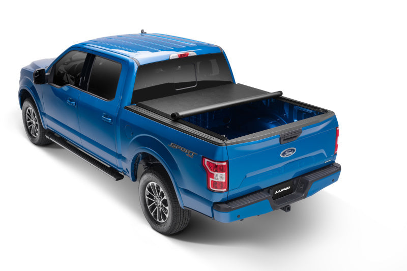 Lund 99-13 Ford F-250 Super Duty (8ft. Bed) Genesis Roll Up Tonneau Cover - Black - Black Ops Auto Works