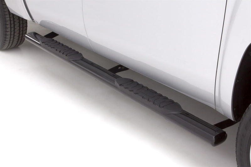 Lund 99-16 Ford F-250 Super Duty SuperCab 5in. Oval Straight Steel Nerf Bars - Black - Black Ops Auto Works