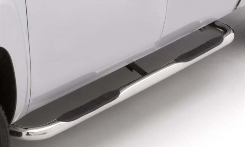 Lund 2019 Chevy Silverado 1500 Crew Cab 3in. Round Bent SS Nerf Bars - Polished - LUND LND22687916