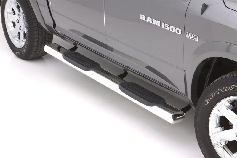 Lund 10-17 Dodge Ram 2500 Crew Cab 6in. Oval Straight SS Nerf Bars - Polished - LUND LND24385007