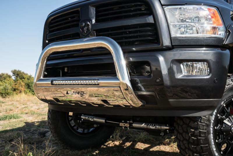 Lund 10-17 Dodge Ram 2500 Bull Bar w/Light & Wiring - Polished - LUND LND47021205