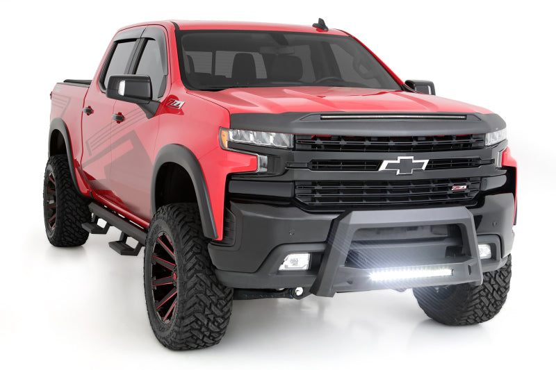 Lund 19-22 Chevrolet/GMC Silverado/Sierra 1500 Revolution Bull Bar - Black - LUND LND86521217